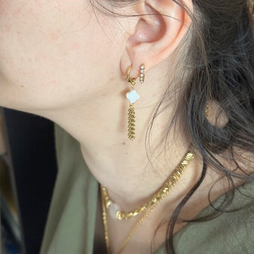 Boucles d'oreilles ISIS - Nacre