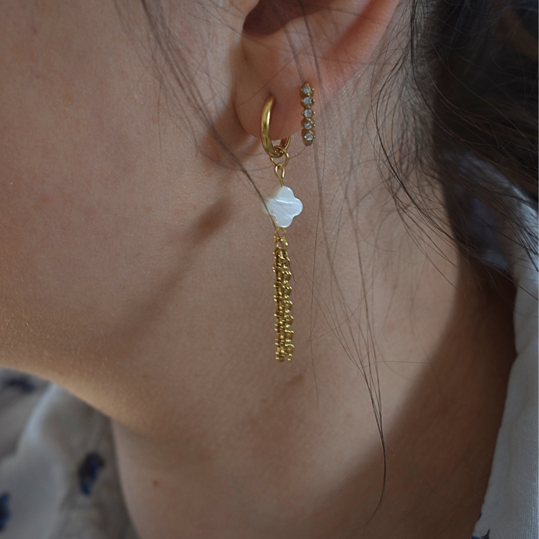 Boucles d'oreilles ISIS - Nacre