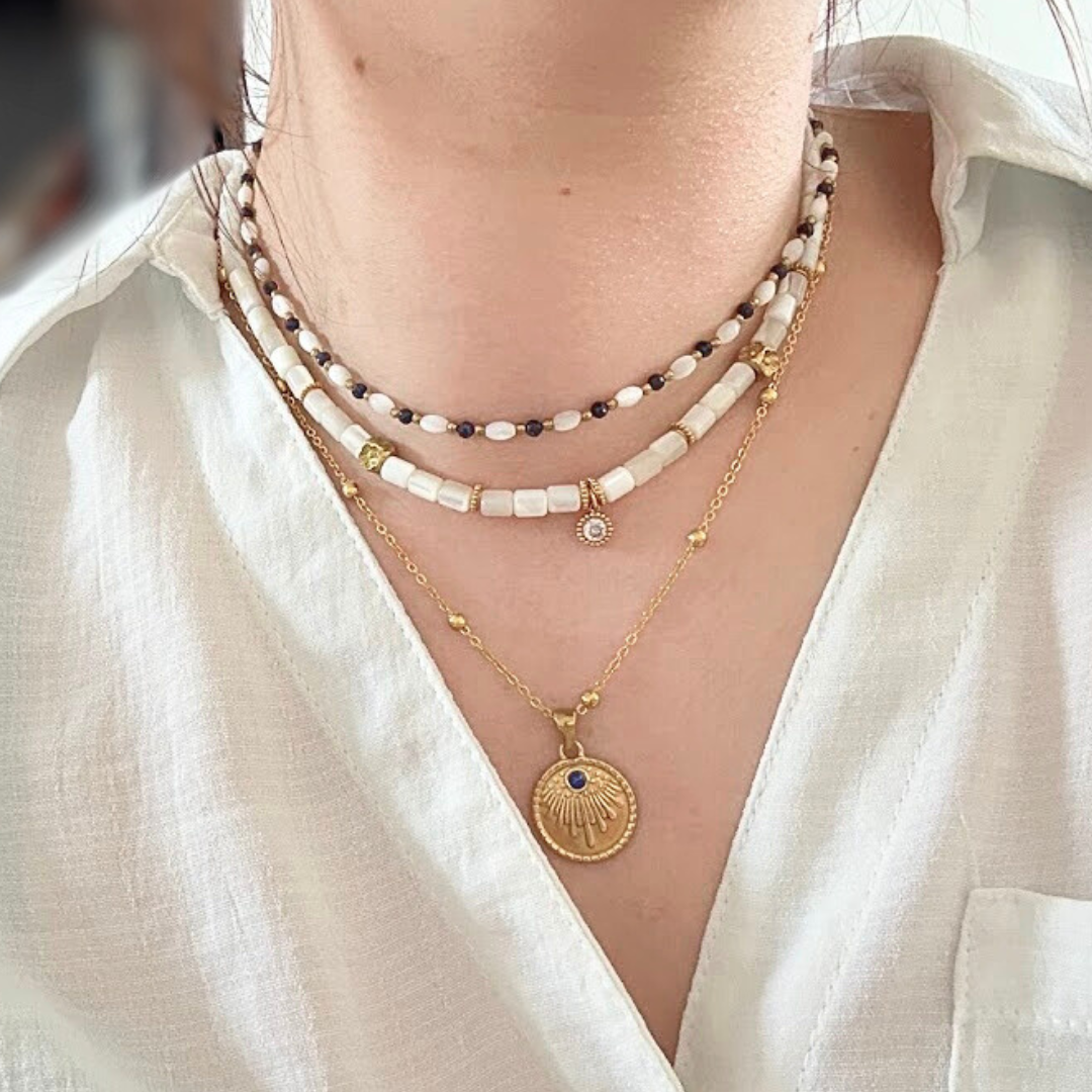Collier IRIA - Nacre