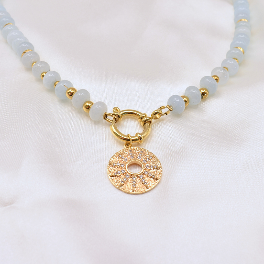 Collier ASTREE - Aigue-marine
