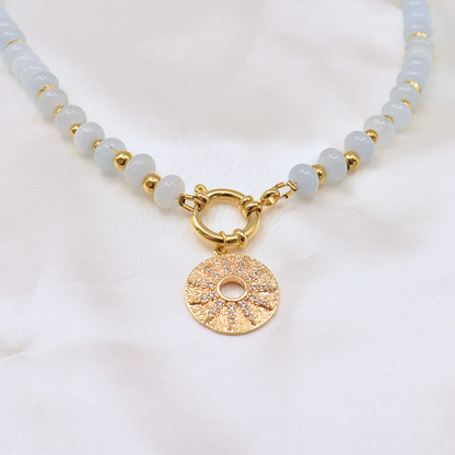 Collier ASTREE - Aigue-marine