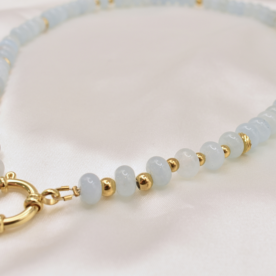 Collier ASTREE - Aigue-marine