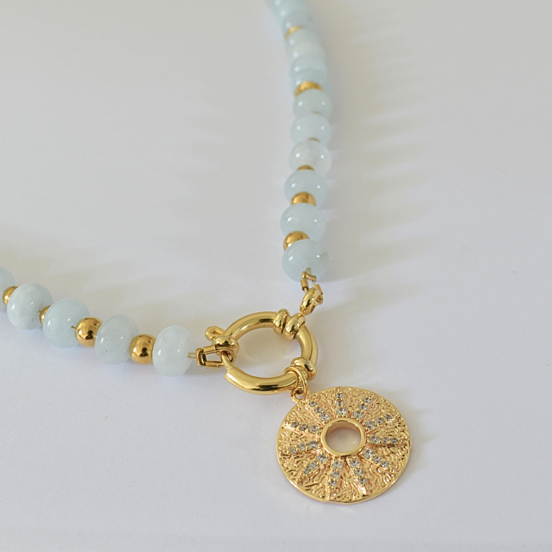 Collier ASTREE - Aigue-marine